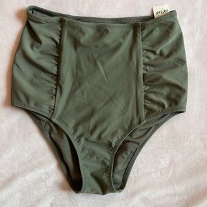 NWT Aerie High-Waisted Full Coverage Bikini Bottoms